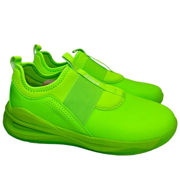 Clove Shoes Clove Solo Bright Lime Green Nursing Sneaker Women Wm85
